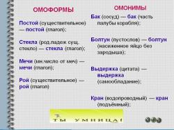 Омонимы