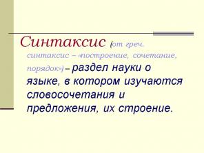Что такое Синтаксис